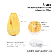 เครื่องพ่นไอน้ำอโรมา Essential Oil Aroma Diffuser Ultrasonic (500 ML) - UL-YUB-50
