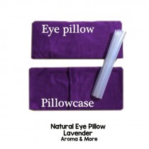 Herbal Eye Pillow - Lemongrass & Rosemary (Good for cold and warm) Purple and Black color -120g