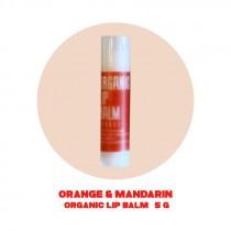 Organic Lip Balm ลิป บาล์ม Orange & Mandarin -ออร์แกนิค 5g -LP-ORO-02