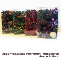 Potpourri Assorted /Mixed ชุดบุหงาคละแบบ สีแดงคละสีธรรมชาติ ชนิดไม่มีกลิ่น 200 กรัม-RD-1803
