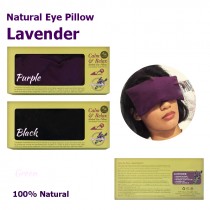 Herbal Eye Pillow- Lavender Purple & Black color (Good for cold & warm)EP-LV-04P