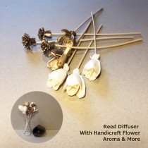 Reed Stick Diffuser 8 Pcs With Flower Handicraft Assortment - ReDf-008
