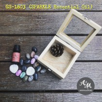 Mini Gift Set in Mini Pine Wood Box - Essential Oil blend-Sparkle 10ml+natural assortment in the box