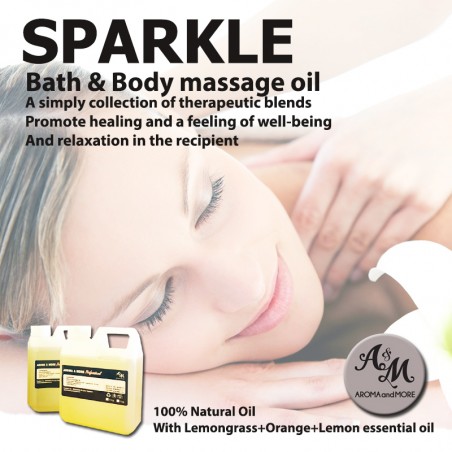 Sparkle Bath & Body Massage Oil - 100% Natural