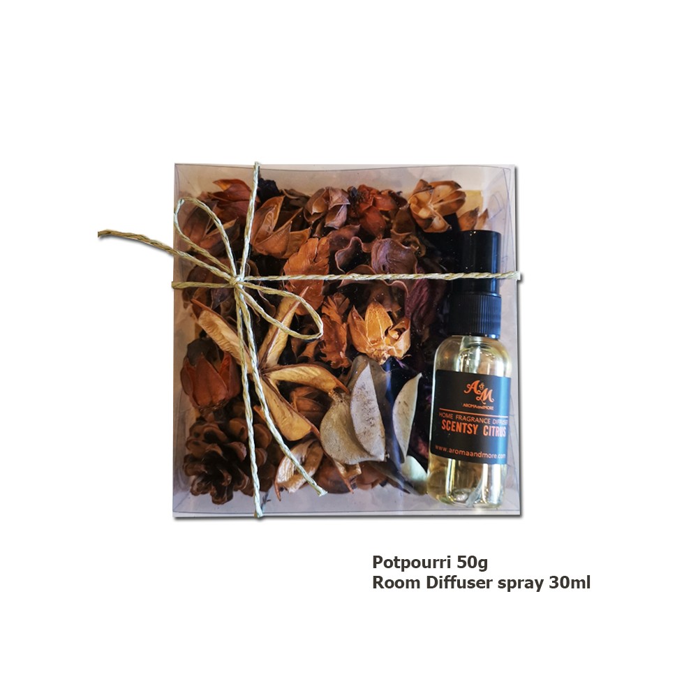 Potpourri Assorted with Diffuser Spray -Scentsy citrus 30ml :P-NT-ST19