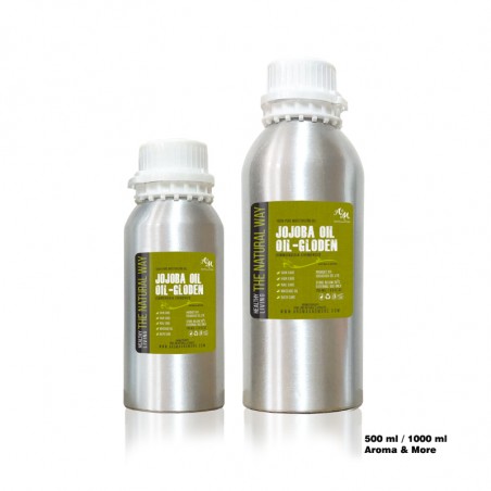 Jojoba Oil -Golden น้ำมันโจโจบา บริสุทธิ์,(Cold pressed), SPAIN (Cosmetic Grade)