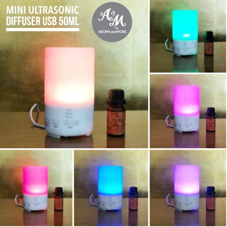 MINI Diffuser aromatherapy Ultrasonic-50 ML ( USB) Code : UL-SM-50