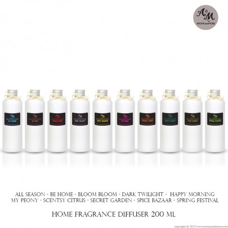 Home Perfume Diffuser  200 ml- Refill (10 Scents)