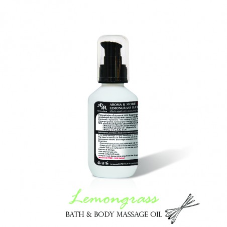 Lemongrass น้ำมันนวดตัวอโรมาตะไคร้บ้าน Bath & Body Massage Oil
