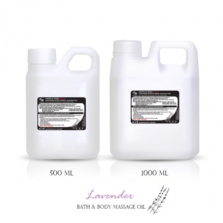 Lavender Bath & Body Massage Oil - 130ml-500ml-1000ml-5000ml (PF-LV-19)