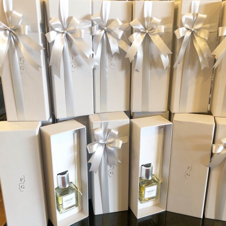 Gift Set ชุดของขวัญน้ำหอมกระจายกลิ่น 120ml หรูหราน่าใช้ในกล่องสีขาว