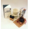 Gift set Aroma burner + Tea light + Essential oil 10ml x3