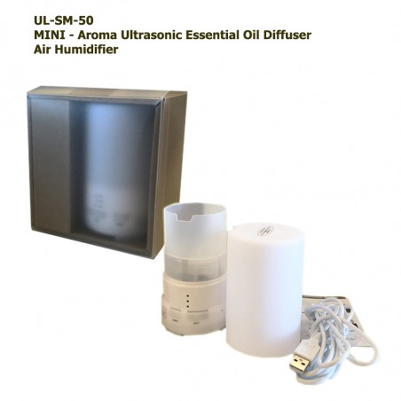 เครื่องพ่นไอน้ำอโรมา MINI Diffuser Ultrasonic-50 ML ( USB) Code : UL-SM-50