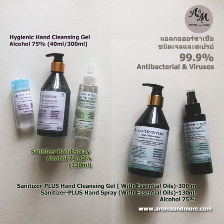 Sanitizer PLUS Hand Spray with essential oil 30ml-130ml