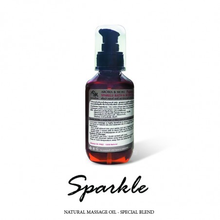 Sparkle  น้ำมันนวดตัวอโรมา Bath & Body Massage Oil - สปาร์คเกอร์ บาธ & บอดี้ มาสสาจ ออยล์