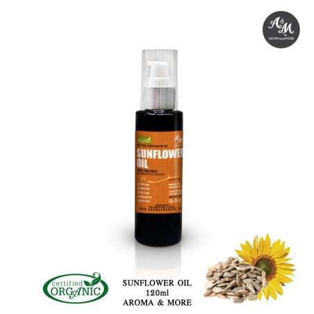 Sunflower Oil Virgin : Organic - Cold pressed, Spain