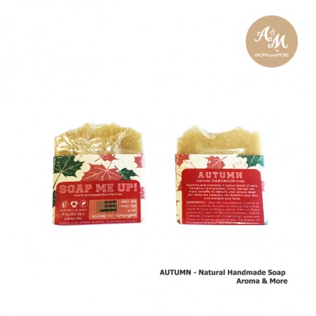 AUTUMN -Natural Aromatic Handmade Soap สบู่สูตรธรรมชาติ-ทำมือ 70g