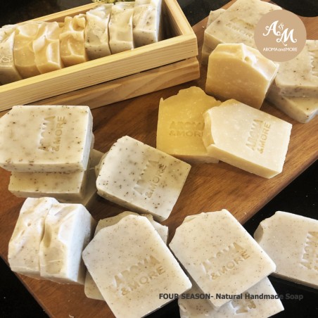 Four Seasons - Natural Aromatic Handmade Soap (ผสมน้ำมันหอมระเหยแท้ 100% ในทุกสูตร)