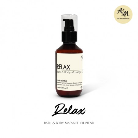 Relax Bath & Body Massage Oil Blend- น้ำมันนวดตัวสูตรผ่อนคลาย ให้จิตใจปลอดโปร่ง