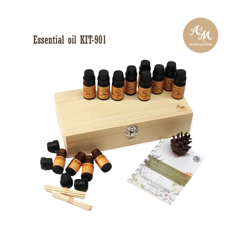 Essential Oil Starter Kit- 9 Essential oils with mini manual book and enjoy your own blends