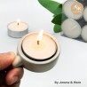 Tea light Candle 40 Pcs/Pack -Made from natural, Good for 4 hrs.-Unscented