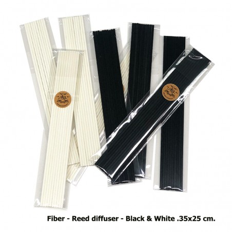 Fiber reed stick diffuser 3.5 mm x 25 cm ( 10 pcs )– White