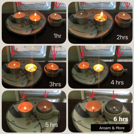 Tea Light Candle  -Natural Palm Oil -6 Hrs