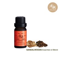 Sandalwoods Essential Oils Blend กลิ่นผสมไม้จันทร์จากหลายภูมิภาค หอมอบอุ่น นุ่มและหวาน