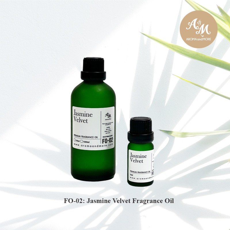 02- Jasmine Velvet Fragrance Oil-scent of Thai Jasmine+light mint+Spice