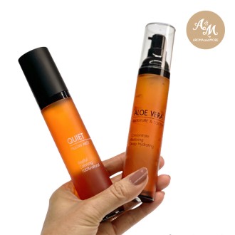 Aloe Vera Gel - Moisture & Soothing อโล เวร่า เจล บำรุงผิวหน้าล้ำลึก หอมกลิ่นกุหลาบแท้  10g/50g