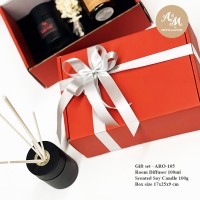 Gift Set 105- Aromatic Fragrance  Duo set of Room diffuser+Scented Soy Candle