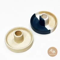 Ceramic holder - Palo santo/White Sage/Candle- Modern Minimalist
