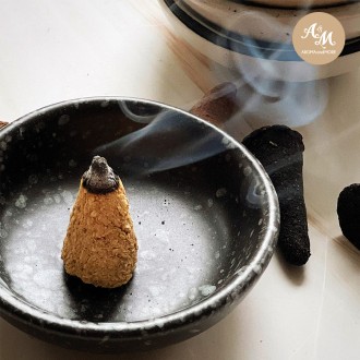 Incense Cones-Wisdom-Special blend of White sage-Palo santo-Cedar Hand rolled