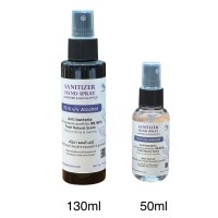 Aroma&More แซนิไทเซอร์ แฮนด์ สเปรย์ Lavender & Eucalyptus สูตรผสม Aloe vera & Vit E หอมสะอาด ถนอมมือ ขนาด 50ml/130ml
