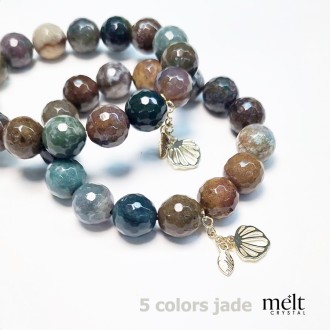 The Five-Color Jade bracelet - Balance Your Vibe 10mm