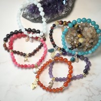 01-Moonstone For Monday -Gemstone bracelet -Enhances charm and love
