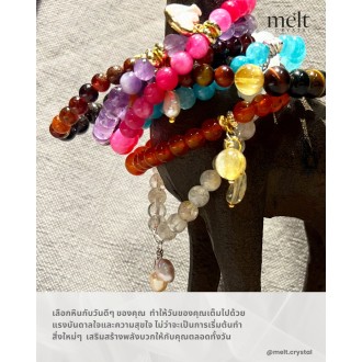 02-Carnalian For Tuesday -Gemstone bracelet -Boosts motivation, Bravery and action