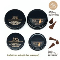 Scent of Oud -Handcrafted Agarwood Incense Cones (backflow incense cones) 1.8g x 8pcs