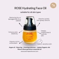 ROSE Hydrating Face Oil - ออยล์เซรั่มบำรุงผิวหน้าล้ำลึก หอมกลิ่นกุหลาบ Rosa Damascena 30ml