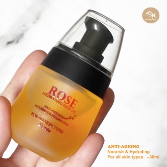 ROSE Hydrating Face Oil - ออยล์เซรั่มบำรุงผิวหน้าล้ำลึก หอมกลิ่นกุหลาบ Rosa Damascena 30ml
