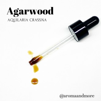 Agarwood crassna (Oud)-Light -น้ำมันหอมระเหยอะกร้า วูด- PR (ไม้กฤษณา)100 %  ไทย