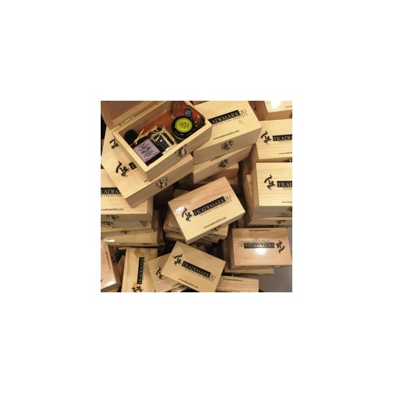 Mini aroma Gift set in wood box - SU-1540