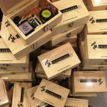 Mini aroma Gift set in wood box - SU-1540