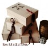 WOOD BOX WITH SPECIAL PRINT DESIGN ON TOP